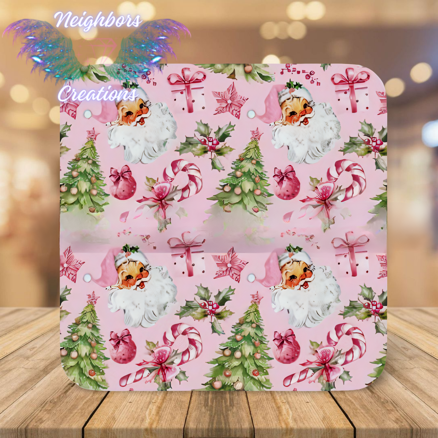 Pink It’s Christmas Santa Claus Boutique Vinyl