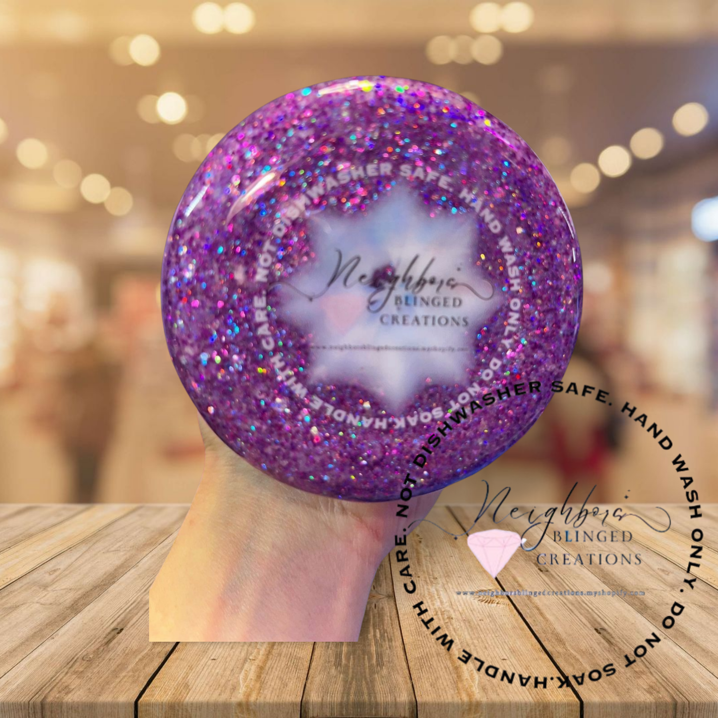 #9 - 30 ounce stainless steel double installed hog six colored ombre, butterfly, custom pin-strip, retro design
