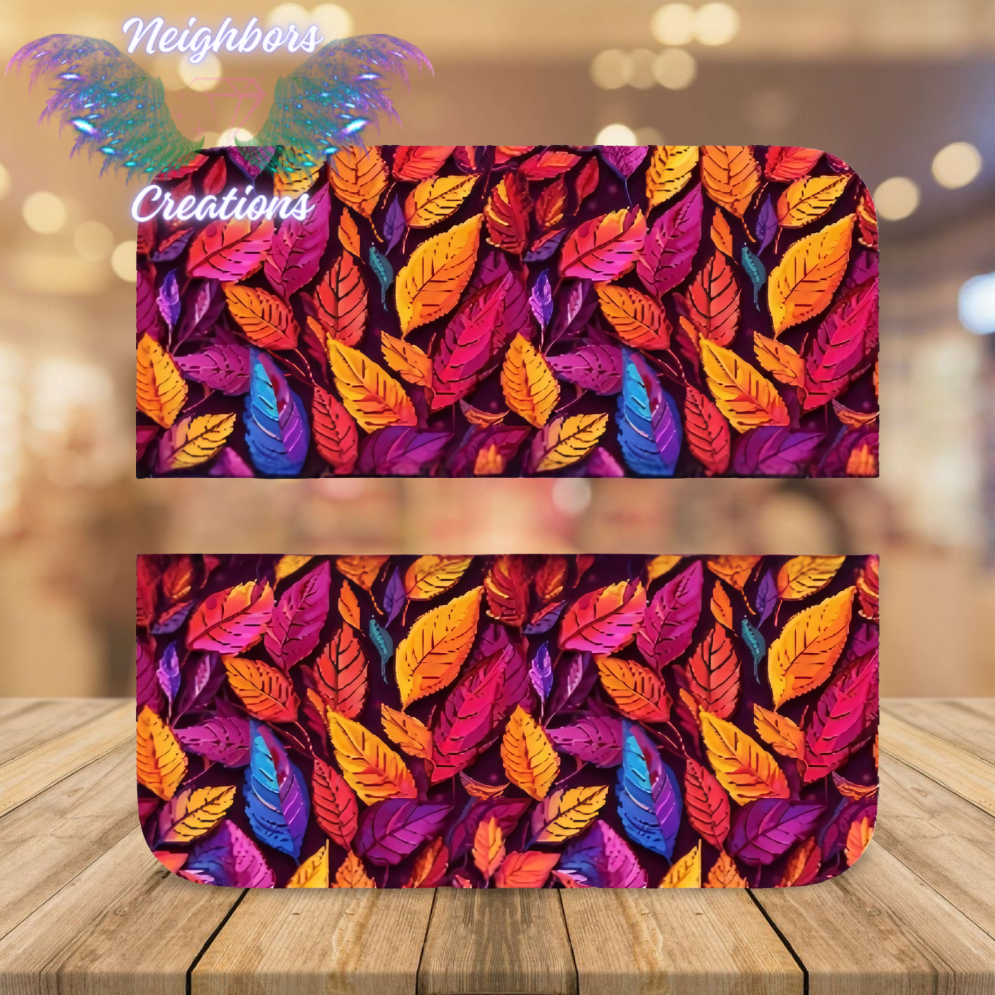 Bright N Colorful Fall Leaves Boutique Vinyl