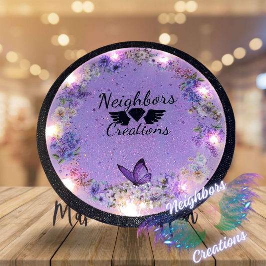 Light up Round Business Logo Sign