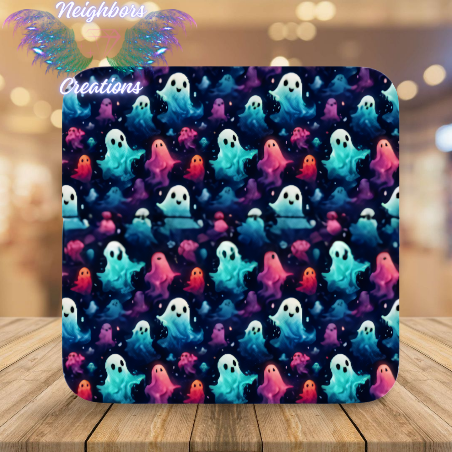 Scattered Spooky Ghosts Boutique Vinyl