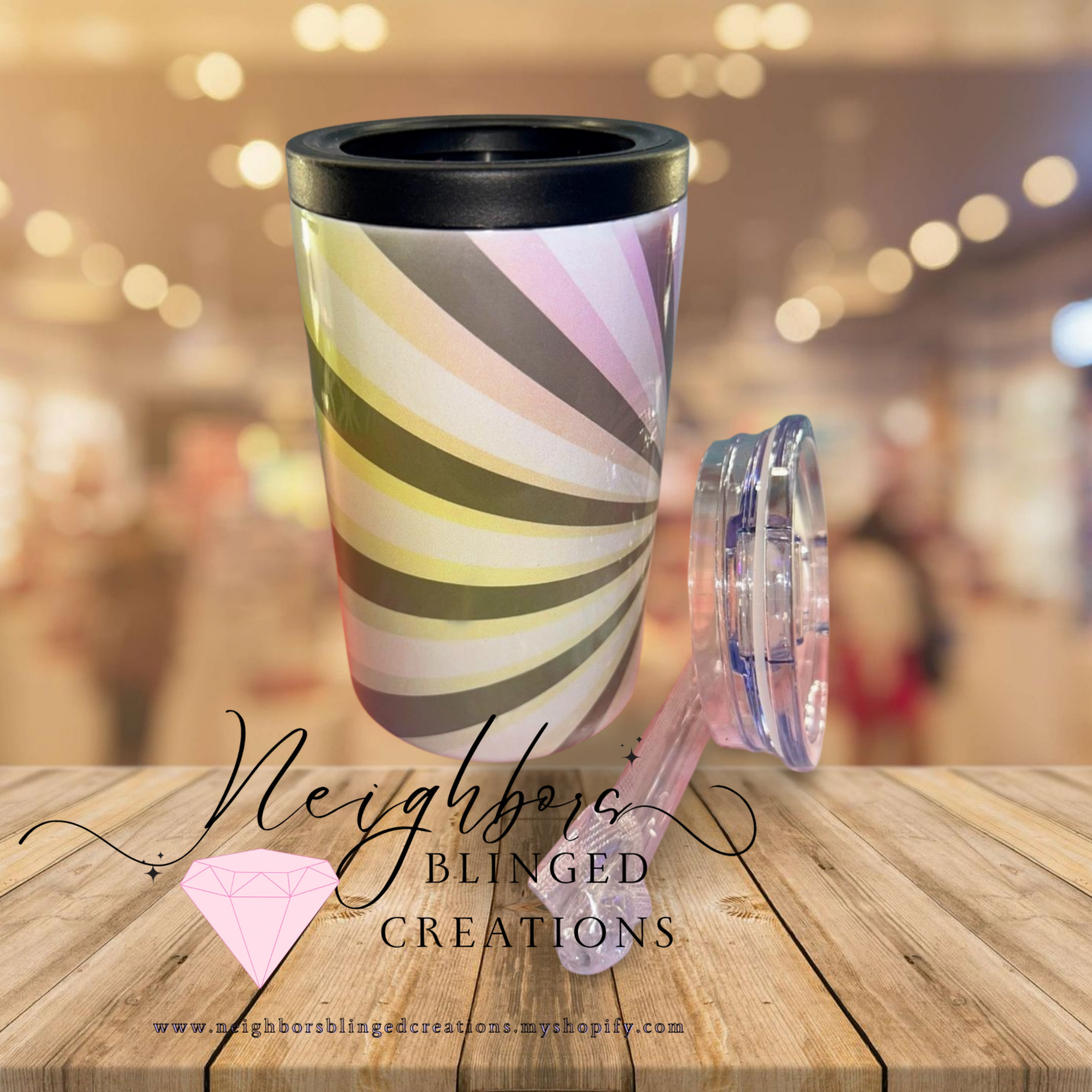 12oz Cup/can Cousy - retro themed 