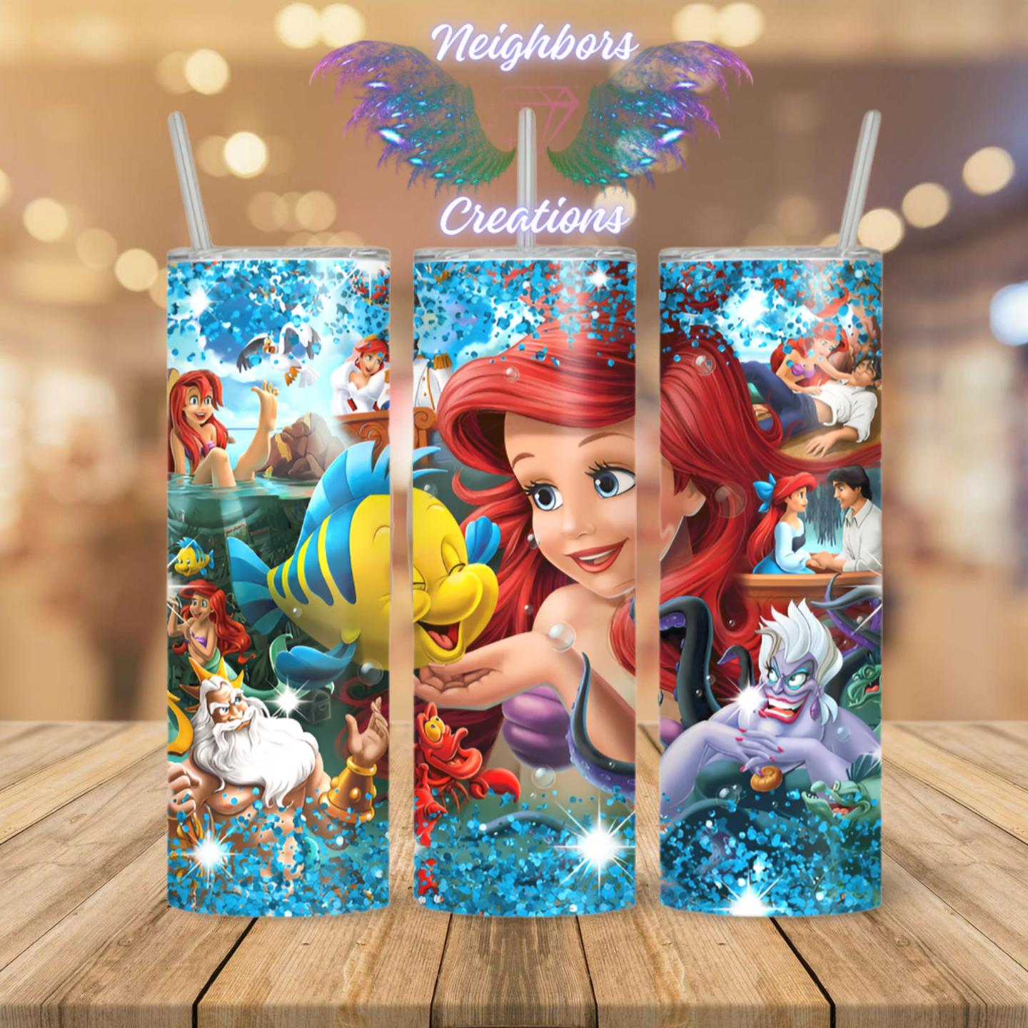 Inspired By Lil Mermaid Sublimated Tumbler