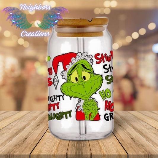 Inspired By Grinch Christmas UVDTF Wraps - CUSTOM ORDERS ONLY