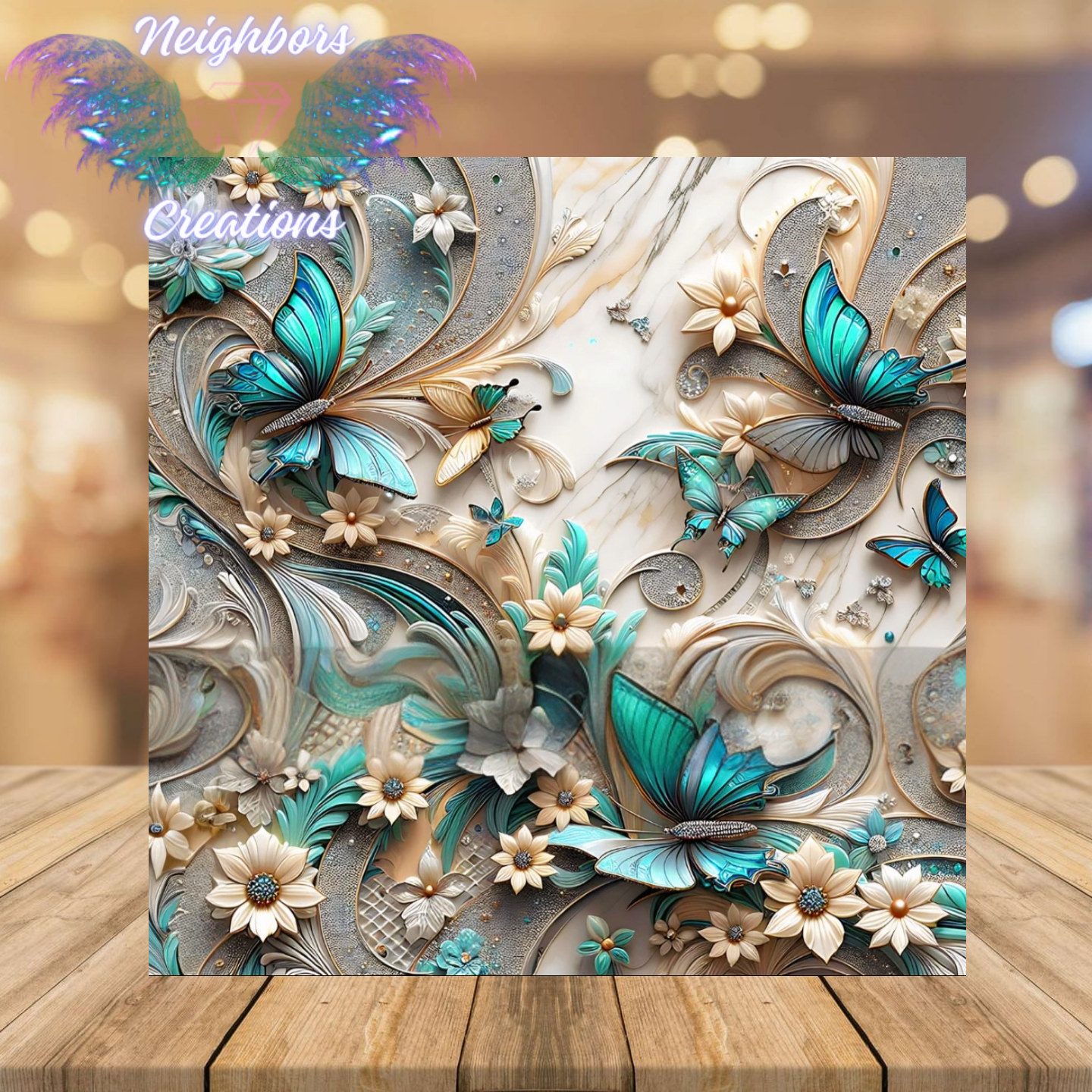 Boutique Butterfly Themed Vinyl