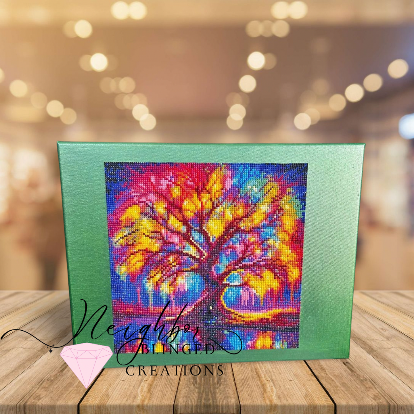 35x45 Green Base- Tree of Life Diamond painting