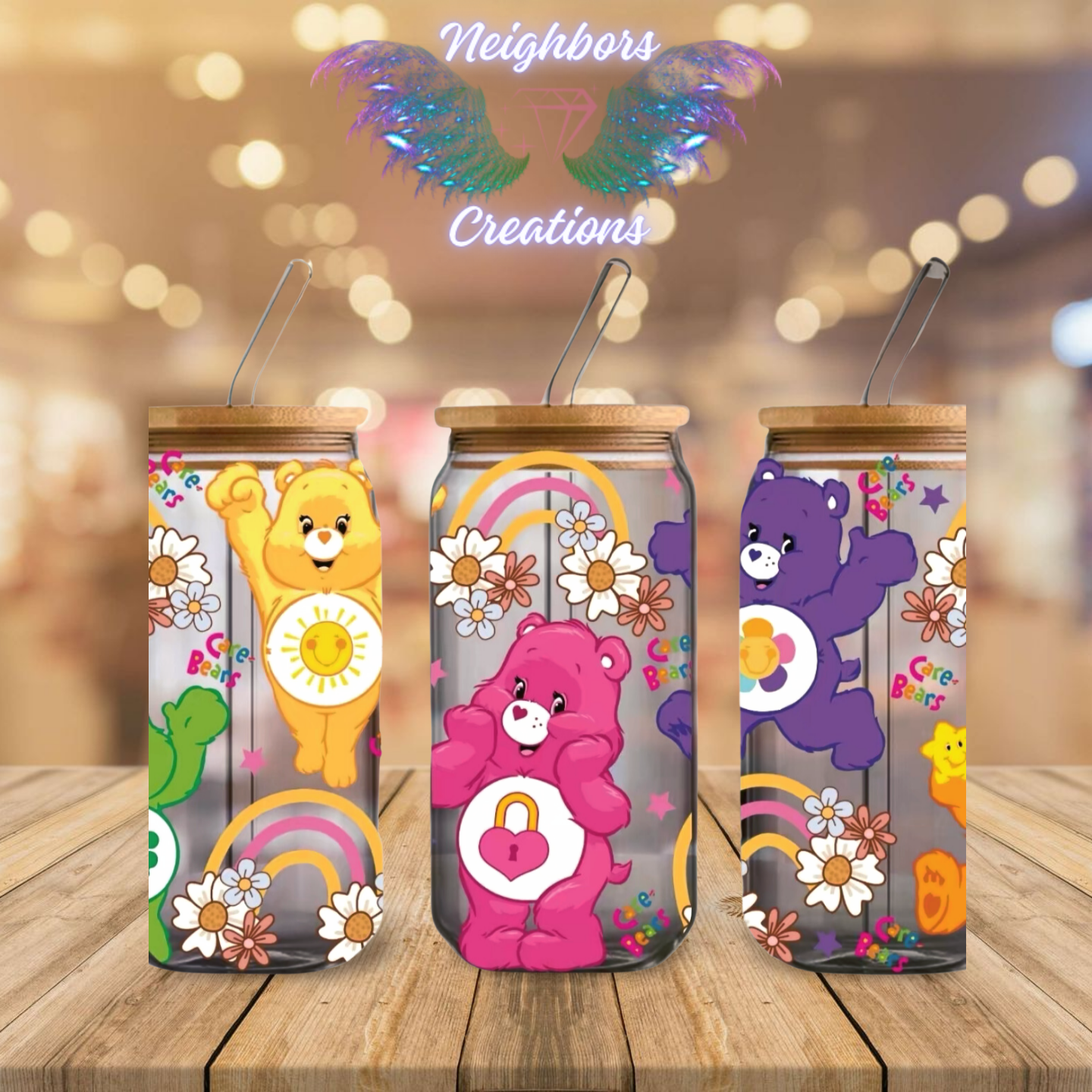 Inspired By Care Bears N Friends UVDTF Wrap