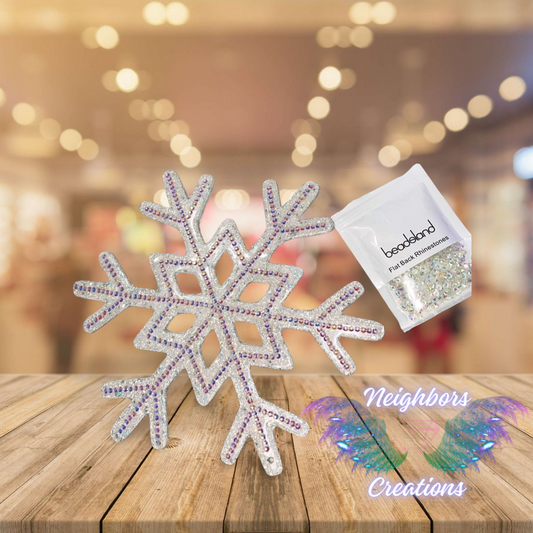 It’s A White Christmas Bedazzled Snowflake Wall Hanger