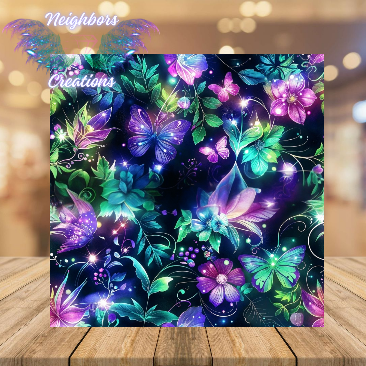 Bright colors Butterflies Boutique Vinyl