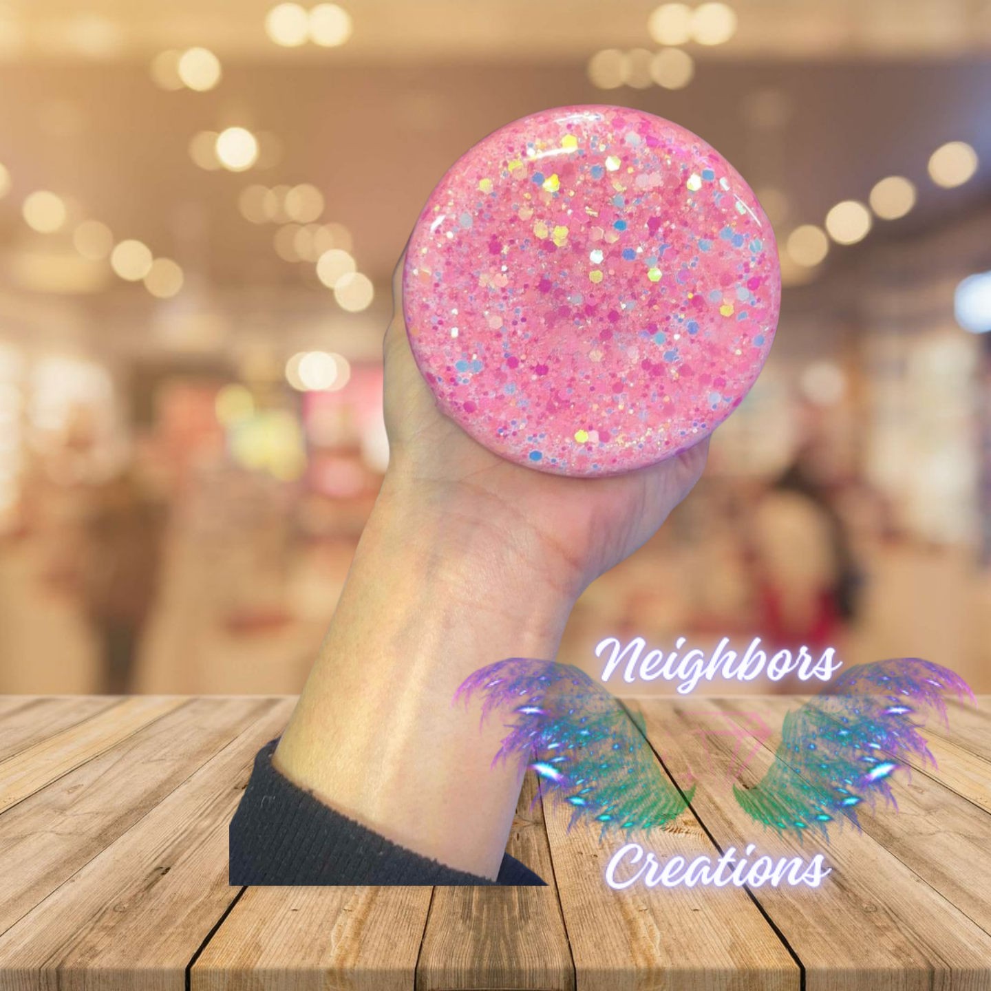 #18 - 20 OZ Horizontal Wavey Wave Glittered Tumbler