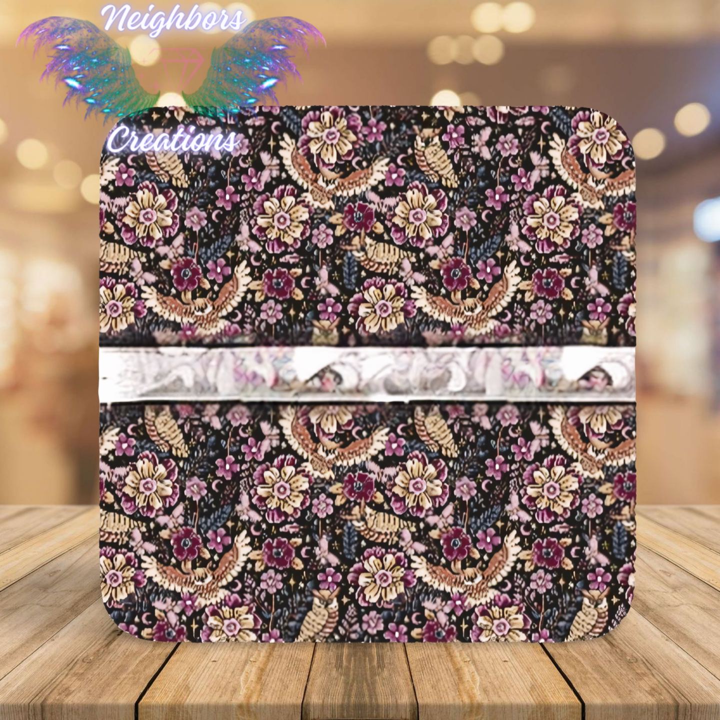 Floral And Butterfly decorative Boutique Vinyl