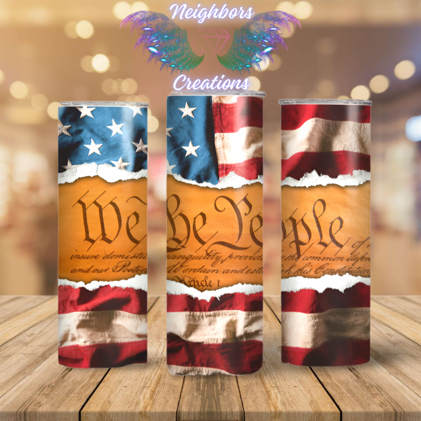 Classic American Flag - We The People Sub Tumbler