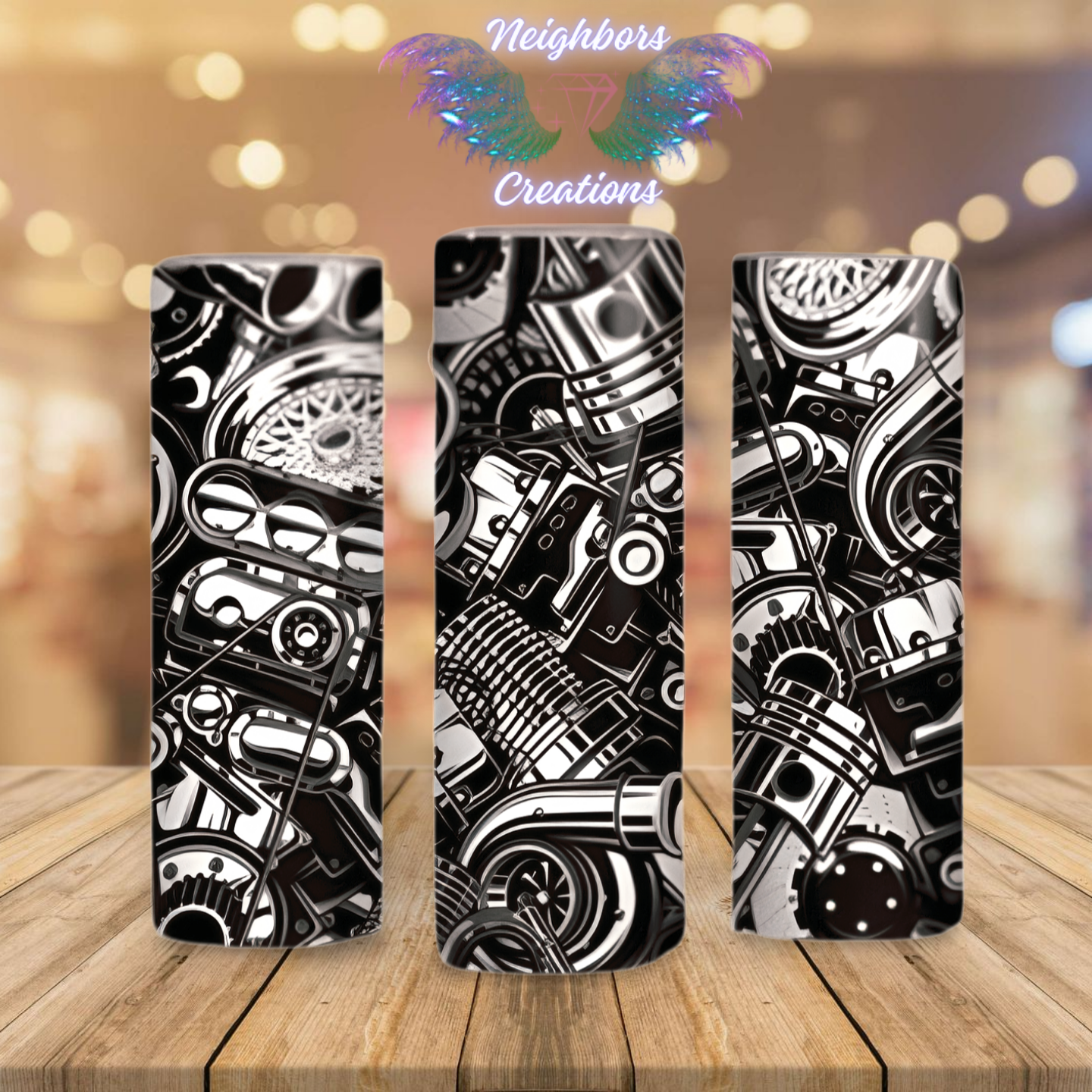 Black N Gears Thrills Sub Tumbler