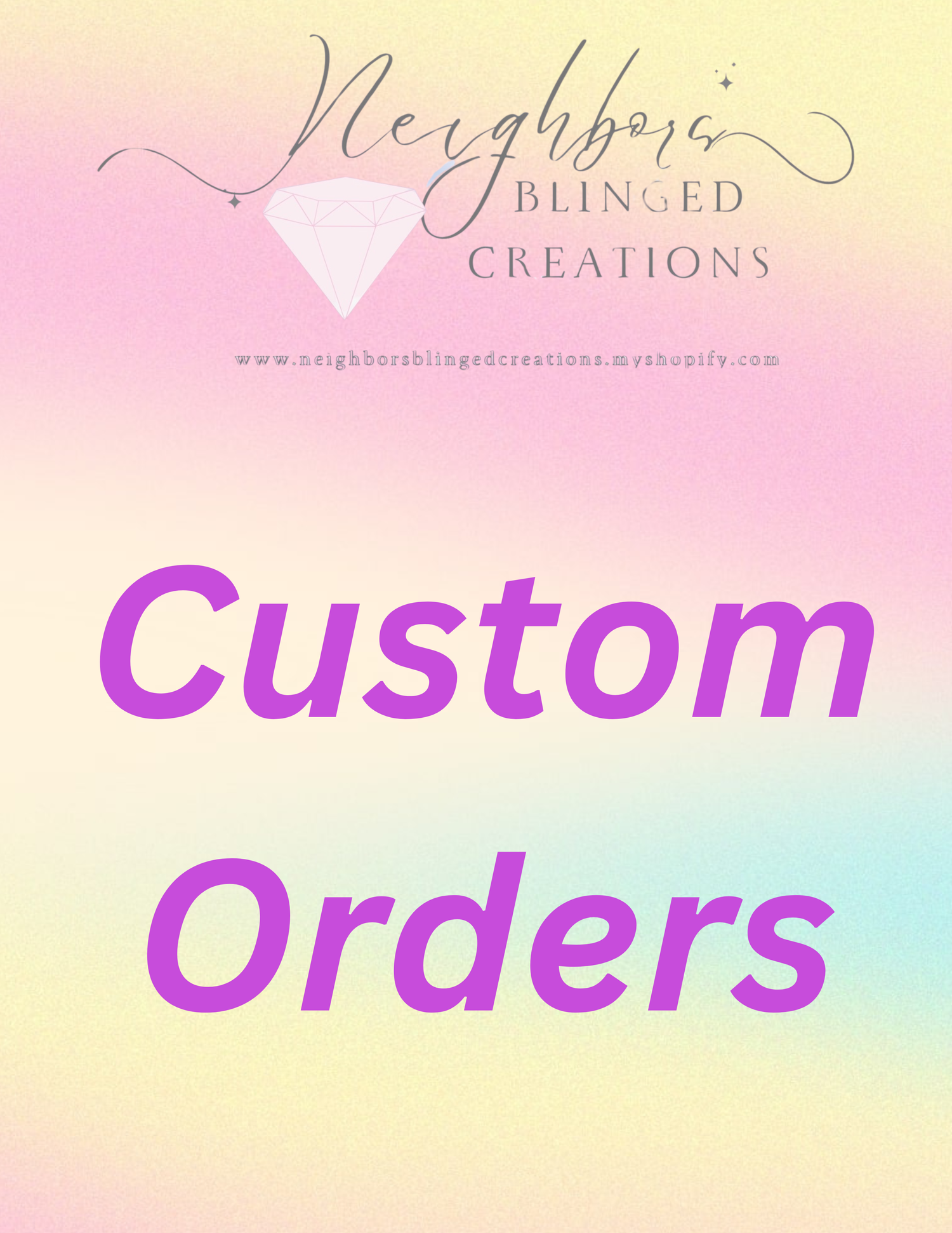 Custom Order A Tumbler