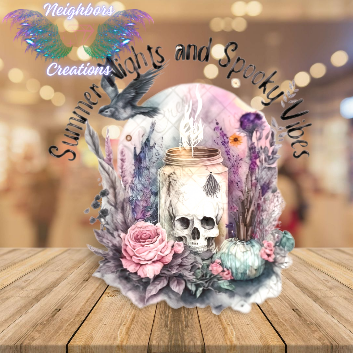 Summer Nights And Spooky Nights UVDTF Decal