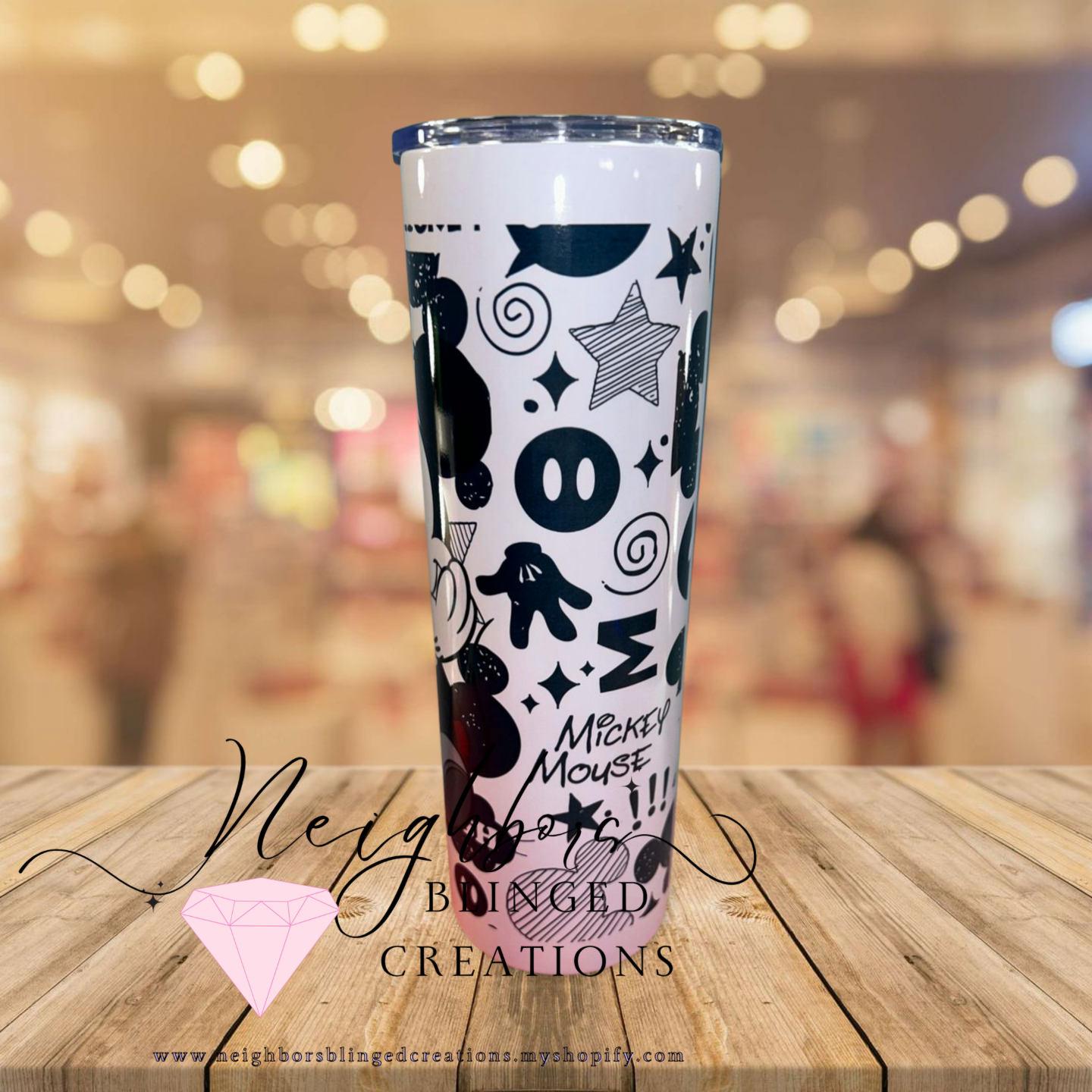 30oz Stainless steel doubled comic book themed print