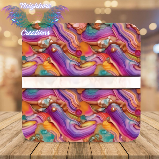 Rainbow Swirls Boutique Vinyl
