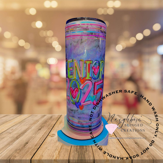20oz Senior 2025 custom tumbler