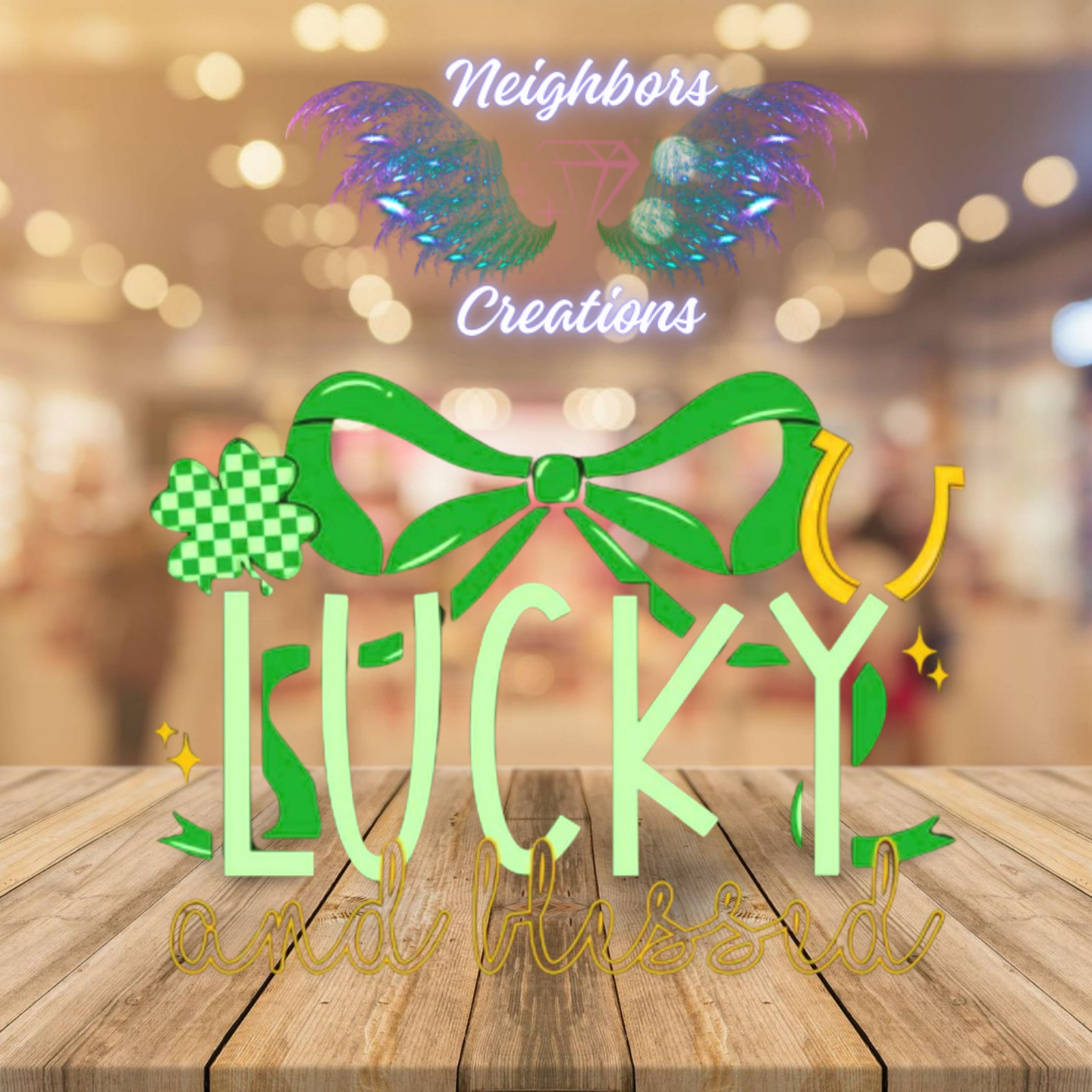 Luck St. Patty’s Day UV DTF DECAL