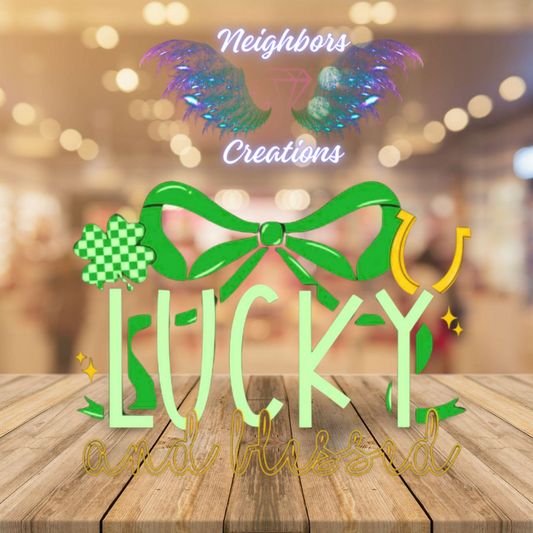 Luck St. Patty’s Day UV DTF DECAL