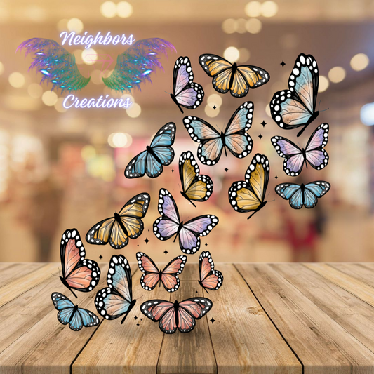 Butterfly Boutique Clear Vinyl