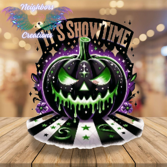 It’s Showtime Spooky Pumpkin UVDTF Decal