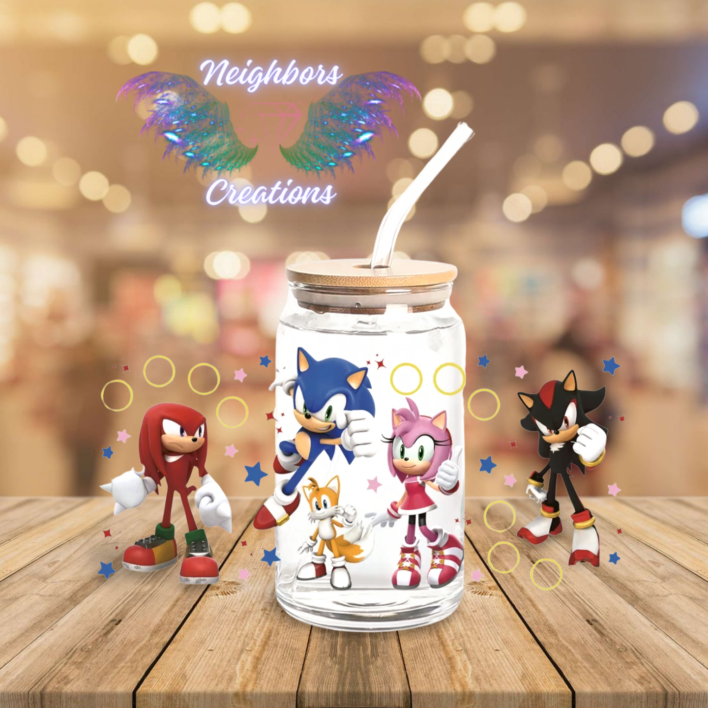 Inspired By Sonic N Friends UVDTF Wrap