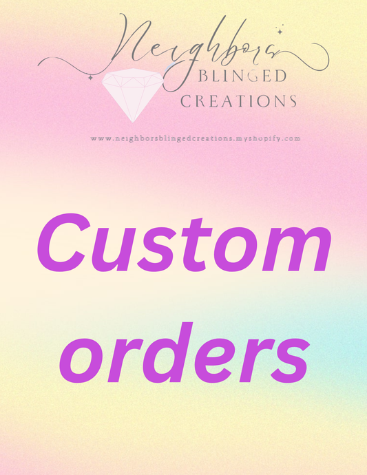 Custom Orders - Jean Jackets, Bags, hats & more ( any style) - ***please read this us for pre orders only*** -ONE ITEM PER PURCHASE