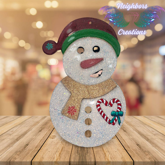Christmas Themed Snowman Wall Hanger