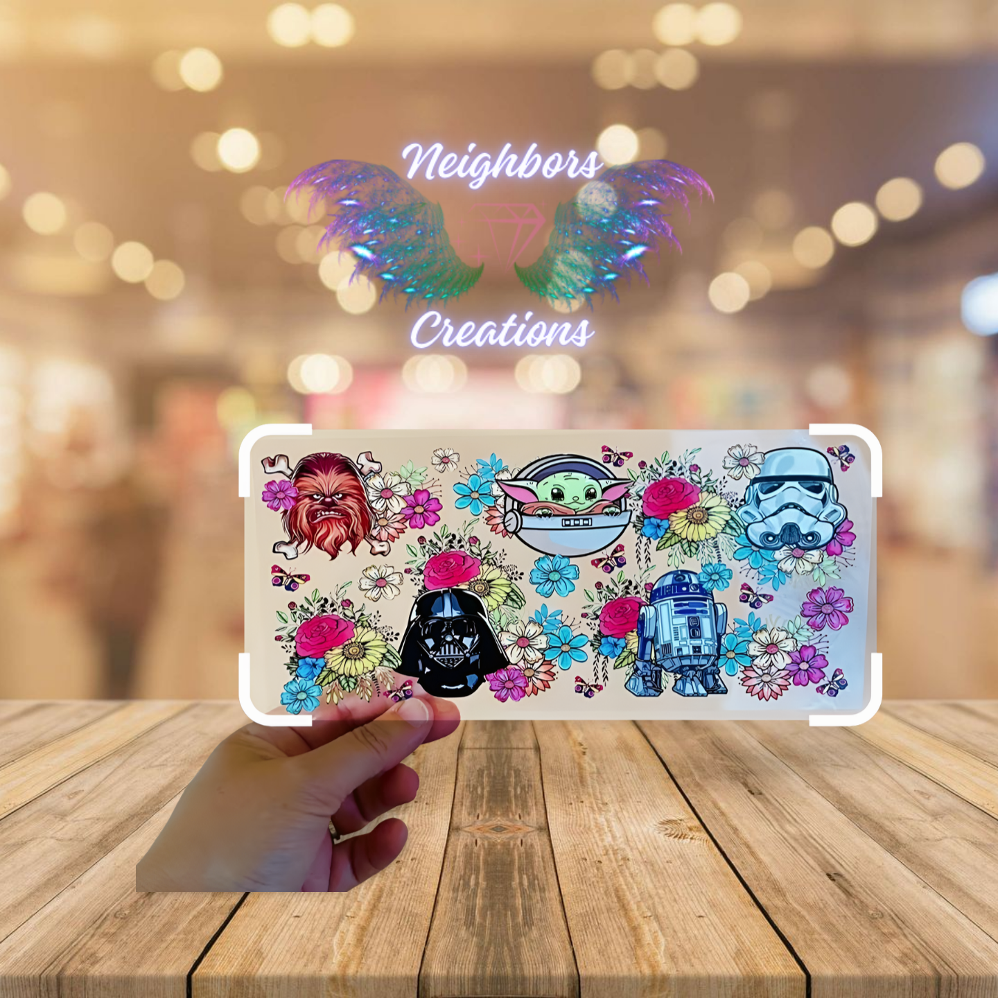 Inspired By Character Star Wars UVDTF Wrap - CUSTOM ORDERS ONLY