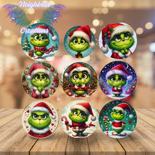 Inspired by Grinch Christmas Custom Ornaments