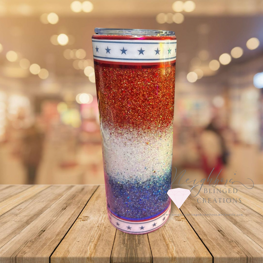 20oz Stainless Steel Double Insulated American Chick tumbler