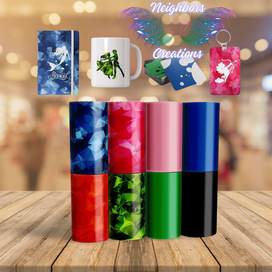 Colored & Textured HTV Vinyl - CUSTOM ORDERS ONLY