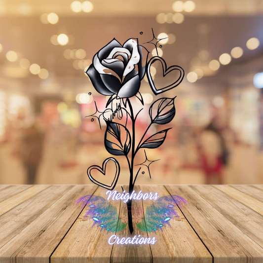 Custom Design Gothic Rose