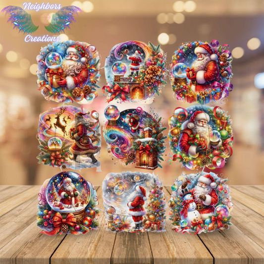 Custom to order Santa Claus Christmas Ornaments
