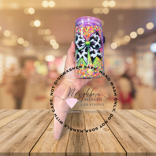 #10 - 16 Oz acrylic plastic snow globe cup