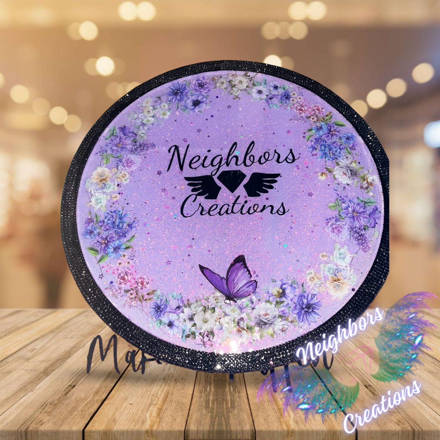 Light up Round Business Logo Sign