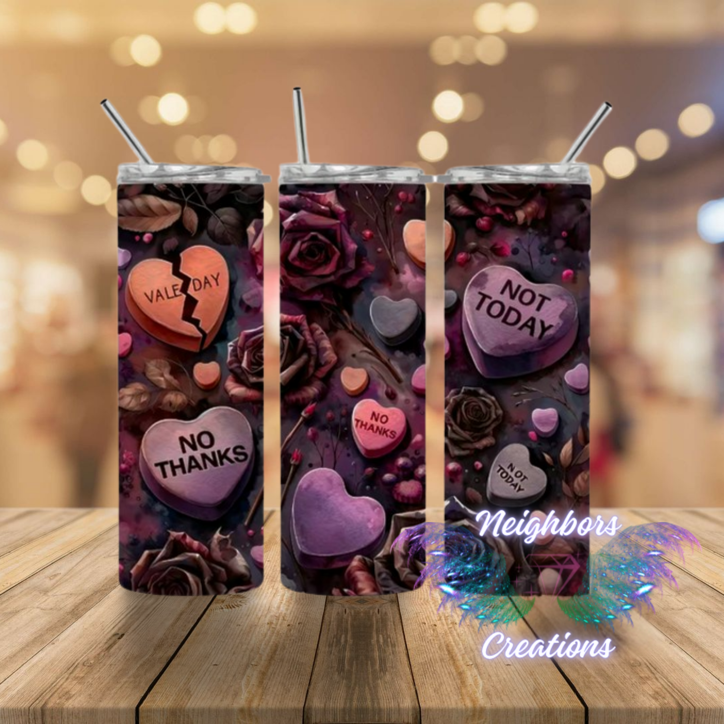 Be Mine Heart Candy Sub Tumblers