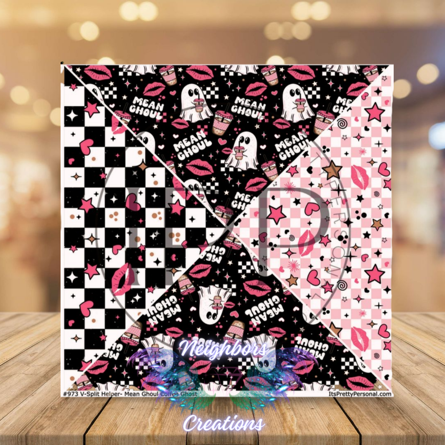 Pink N Black 4Split Halloween Vinyl