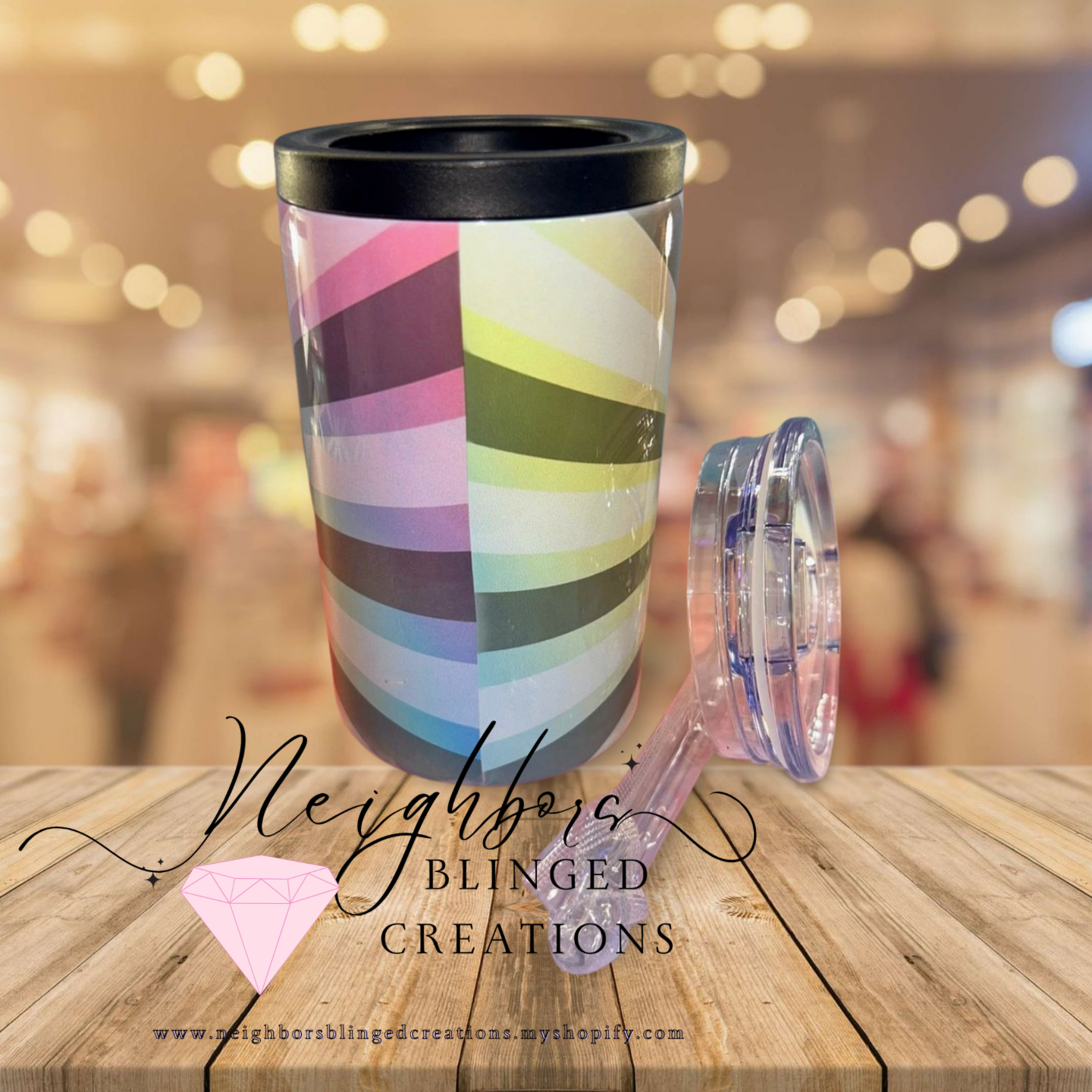 12oz Cup/can Cousy - retro themed ￼
