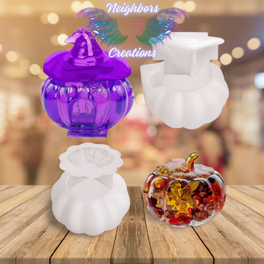 Witch Pumpkin House Jar  & Fall Pumpkin Jar - ONE JAR PER CUSTOM ORDER - CUSTOM ORDERS ONLY