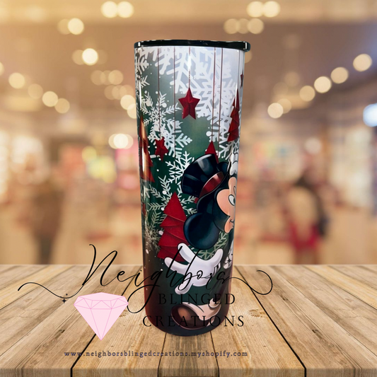 30oz Stainless steel double insulated Christmas edition print