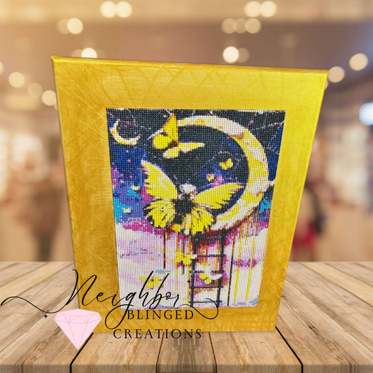 35x45 Moon Light Butterfly scened diamond painting