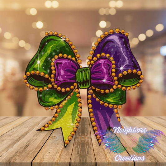 Mardi Grad Big Bow Custom Design
