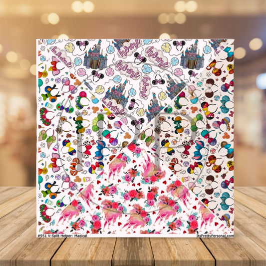 Inspired By Disney Themed 4Split Vinyl