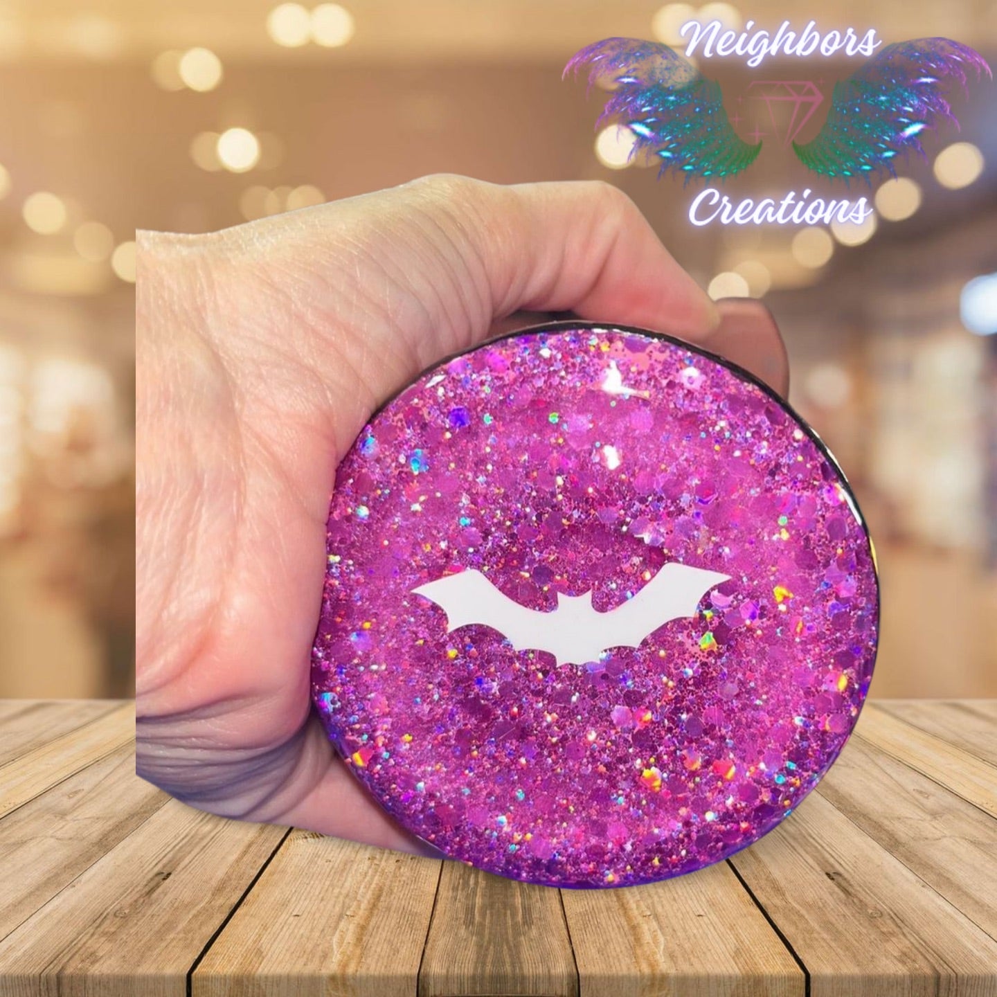 20 OZ Full Pink Glittered Ghost Spooky N Cute Halloween Tumbler