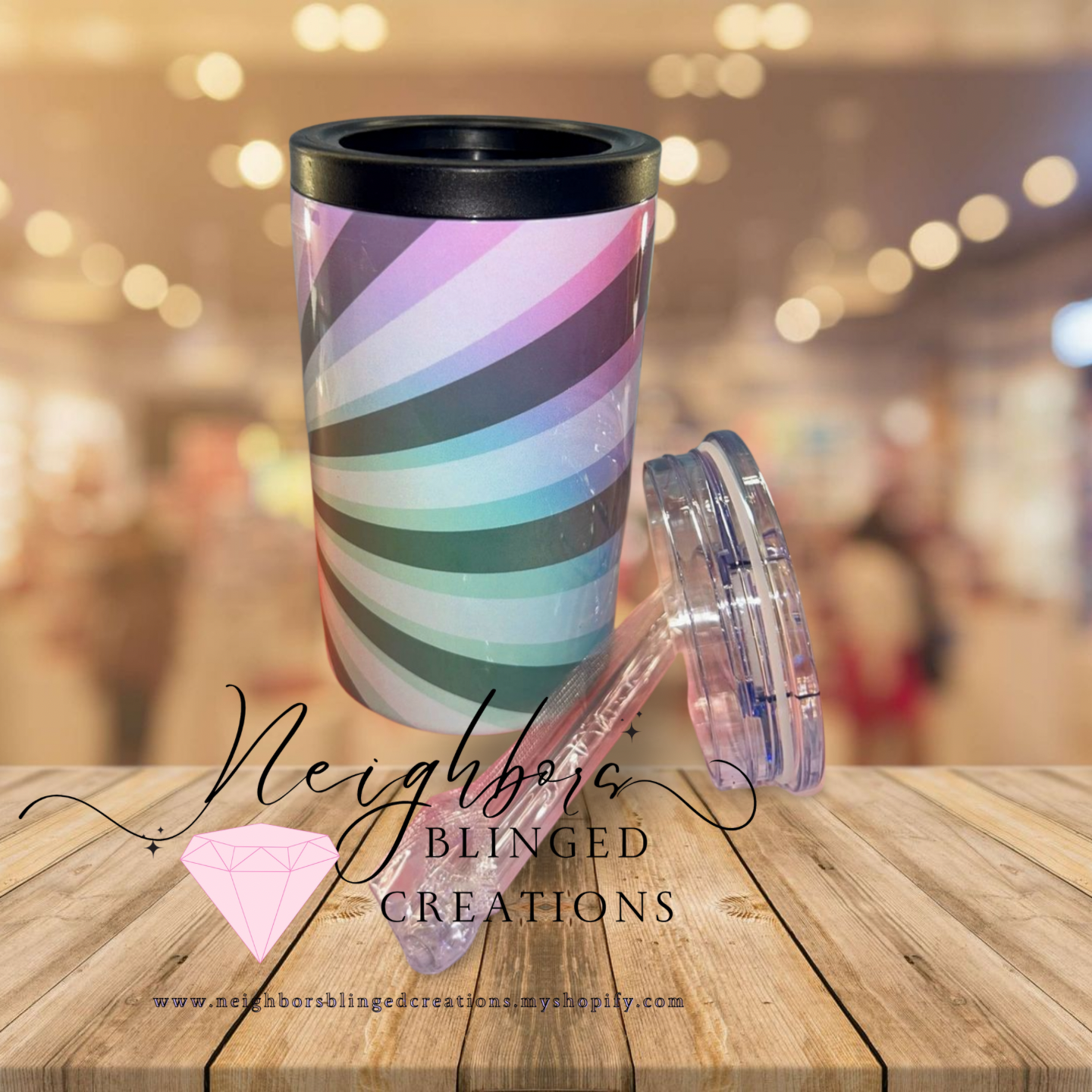 12oz Cup/can Cousy - retro themed ￼