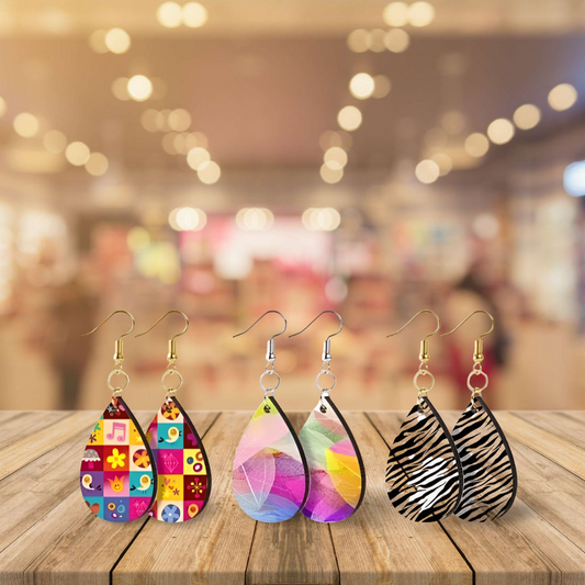 PLEASE READ THIS IS FOR CUSTOM ORDERS FOR EARRINGS ONLY - ANY COLOR - THE ANY DESIGN - ANY PRINT