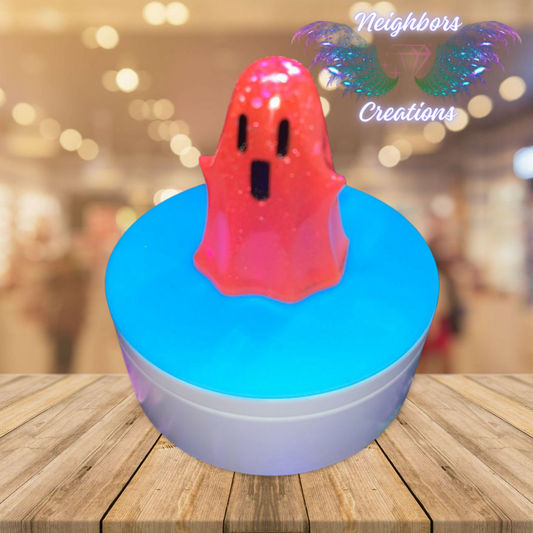 Resin Orange Cute N Spooky Ghost table/ desk decor