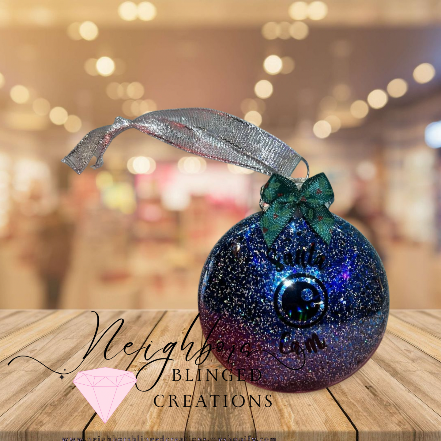 Customizable Christmas ornaments- Santa cam‘s reindeer snowman you name it I can make it. This is what they could look like.- you can get them individually or in a set please send me an email if you’re interested